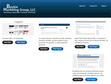 Tablet Screenshot of boykinmarketing.com